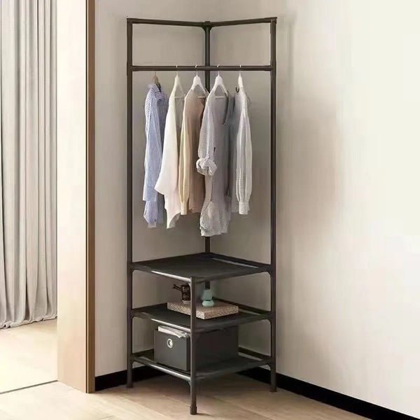 Corner Cloth Rack – Space - Saving Clothes Organizer for Home - Saadiq.pk