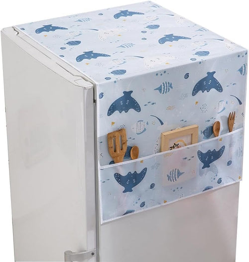 Cotton Dust - Proof Refrigerator Cover – Protective Storage Organizer - Saadiq.pk