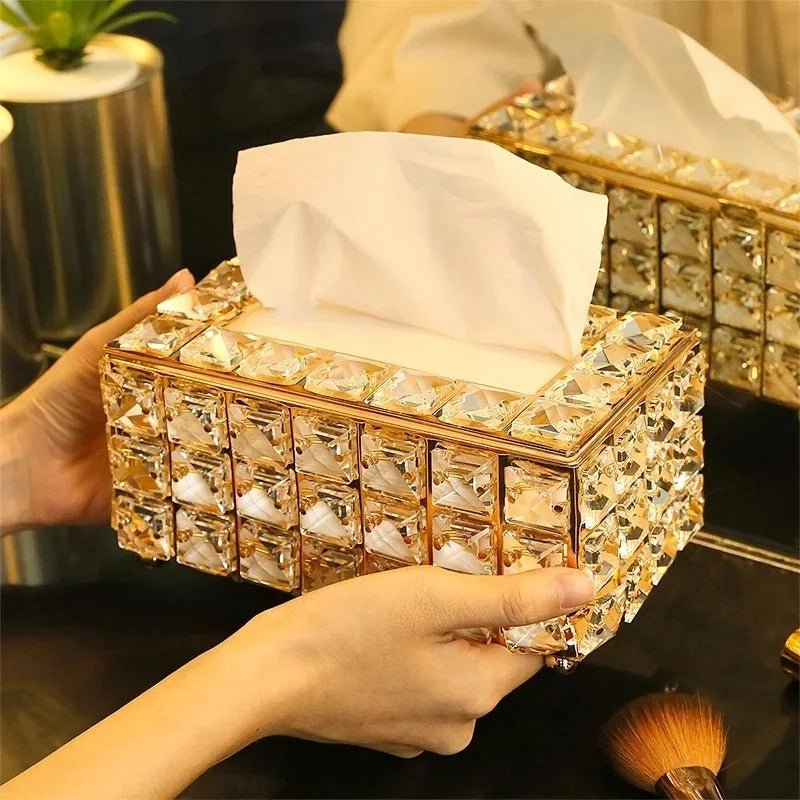 Creative Crystal Tissue Box - Saadiq.pk