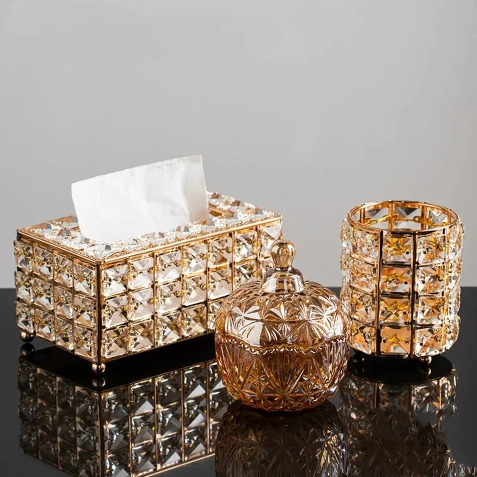 Creative Crystal Tissue Box - Saadiq.pk