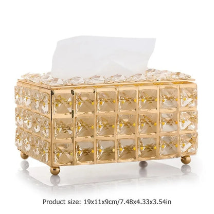 Creative Crystal Tissue Box - Saadiq.pk