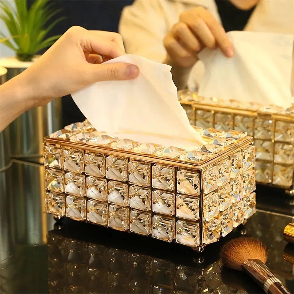 Creative Crystal Tissue Box - Saadiq.pk