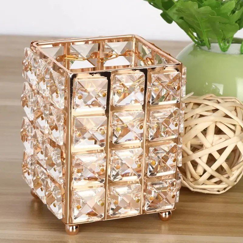 Crystal Makep Brush Holder - Saadiq.pk
