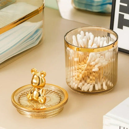 Cute Bear - Themed Cotton Storage Organizer – Fabric Basket - Saadiq.pk