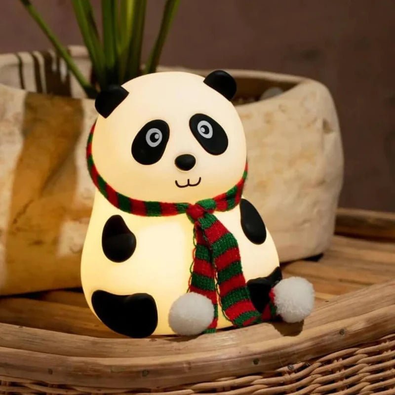 Cute Panda Night Lamp | Adorable LED Bedside Lamp for Kids & Girls - Saadiq.pk
