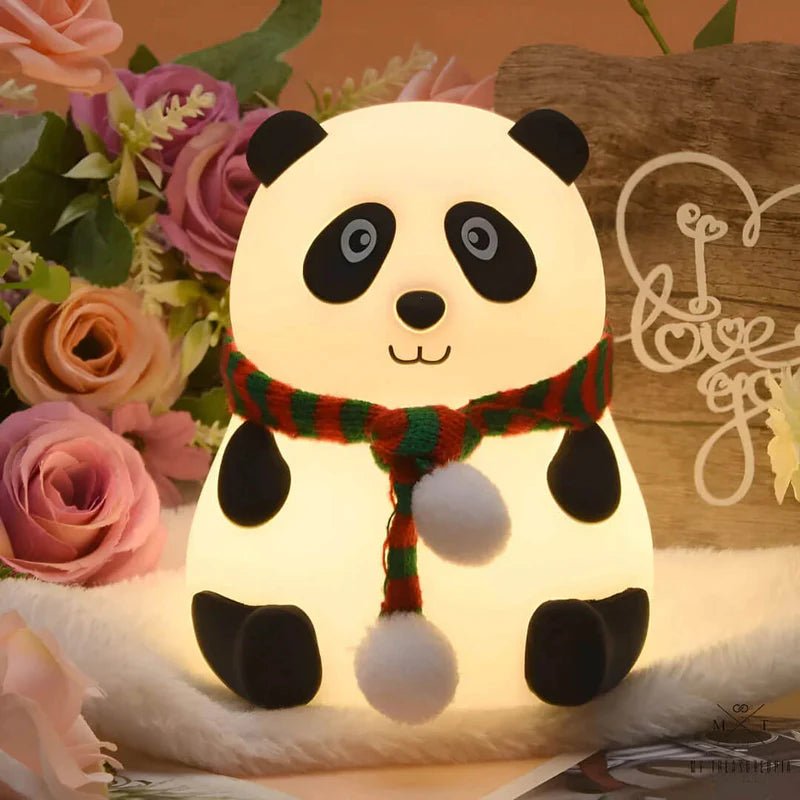 Cute Panda Night Lamp | Adorable LED Bedside Lamp for Kids & Girls - Saadiq.pk