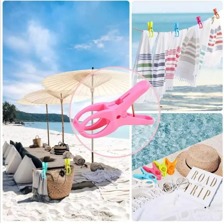 12pcs Clothespins Windproof Plastic Durable Clothes Pins Laundry Clips