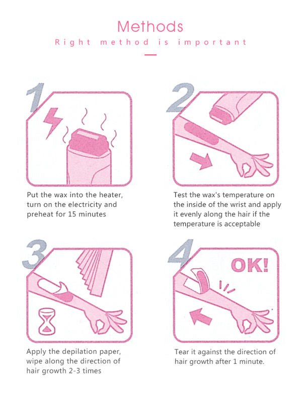 Depilatory Hair Remove Wax Machine - Saadiq.pk