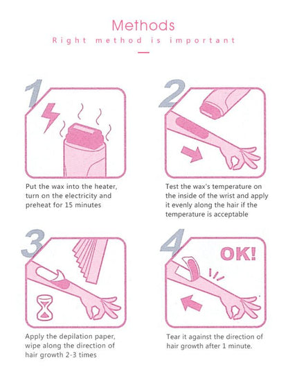 Depilatory Hair Remove Wax Machine - Saadiq.pk