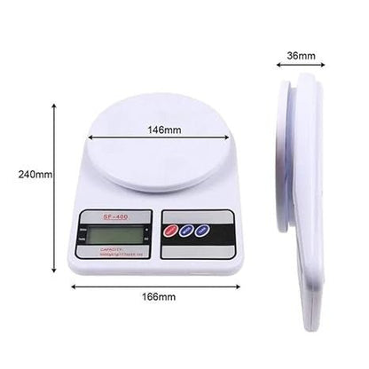 Digital 10kg Kitchen Scale – High Precision Food & Weight Measuring - Saadiq.pk
