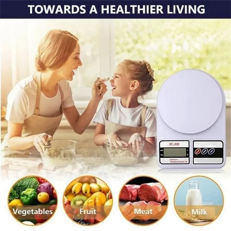 Digital 10kg Kitchen Scale – High Precision Food & Weight Measuring - Saadiq.pk