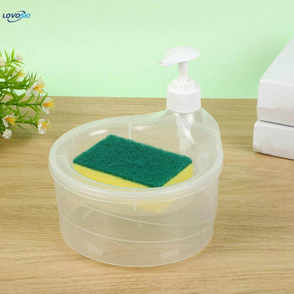 Dishwashing Soap Dispenser – One - Handed Pump with Transparent Body - Saadiq.pk