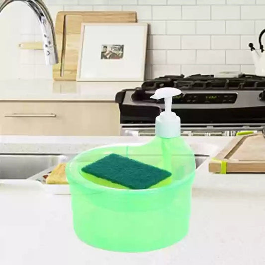Dishwashing Soap Dispenser – One - Handed Pump with Transparent Body - Saadiq.pk