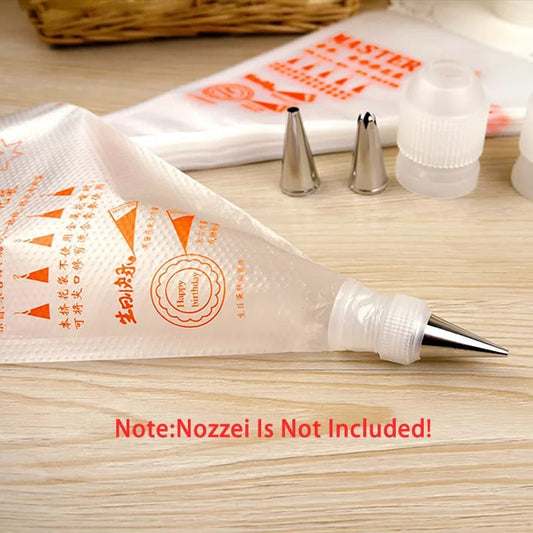 Disposable Cake Piping Bags (Pack of 25) – Flexible Icing & Decorating Bags - Saadiq.pk