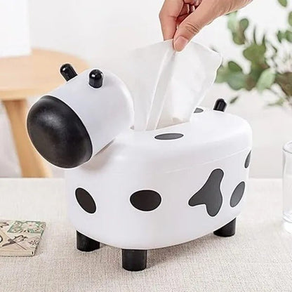 DIY Cow Tissue Box – Cute & Durable ABS Tissue Holder - Saadiq.pk