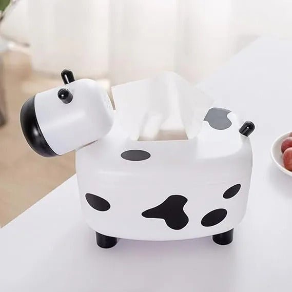 DIY Cow Tissue Box – Cute & Durable ABS Tissue Holder - Saadiq.pk