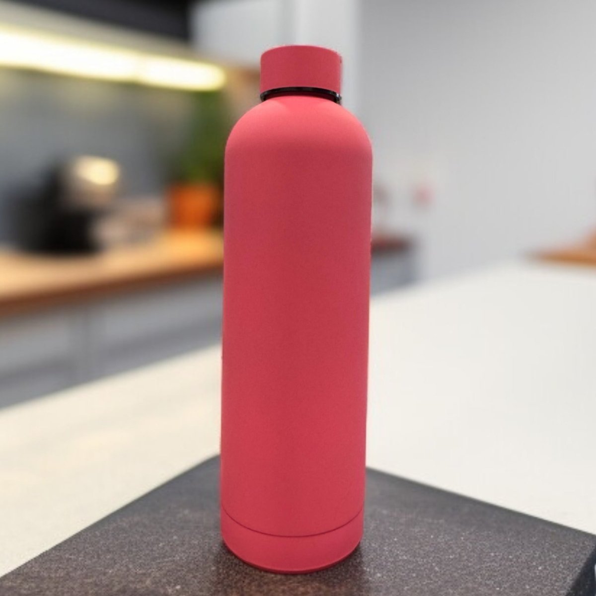 Double Wall Stainless Steel Water Bottle 500ML – Leakproof Thermal Flask for Gym & Sports - Saadiq.pk