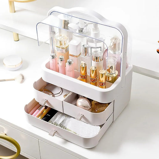 Double Door Modern Cosmetic Organizer