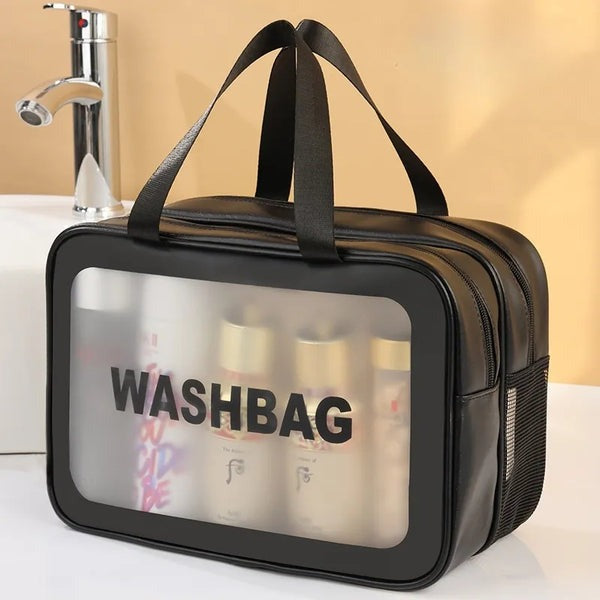 Double Layer Waterproof Travel Cosmetic Washbag