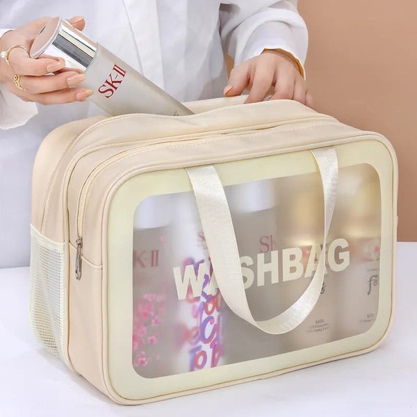 Double Layer Waterproof Travel Cosmetic Washbag