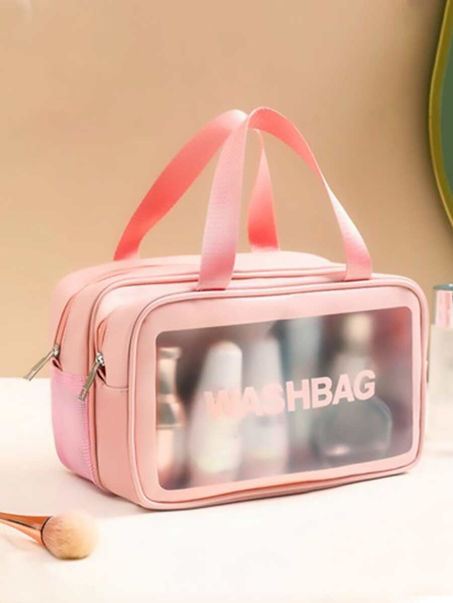 Double Layer Waterproof Travel Cosmetic Washbag