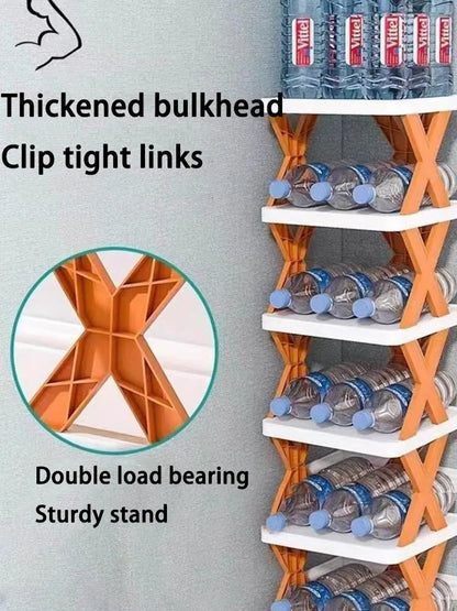 5 Layer Folding Shoe Rack