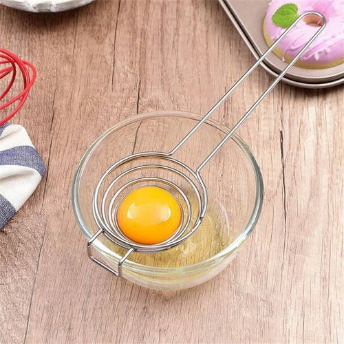Stainless steel egg separator yolk and white divider - Saadiq.pk Pakistan