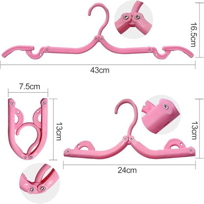 Portable Folding Clothes Hangers – Travel & Home Use
