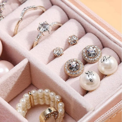 Travel Mini Jewelry Organizer – Portable Storage Box for Accessories