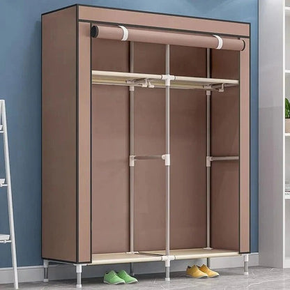 Portable Wardrobe Cloth Organizer – Foldable Storage Cabinet