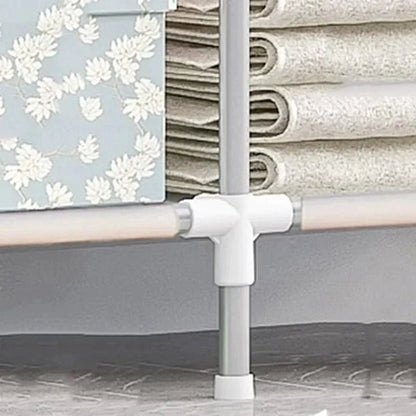 Portable Wardrobe Cloth Organizer – Foldable Storage Cabinet