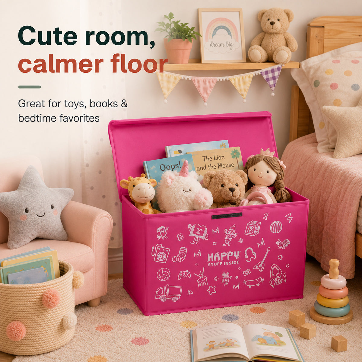 Kids Toy Storage Box – Children's Organizer