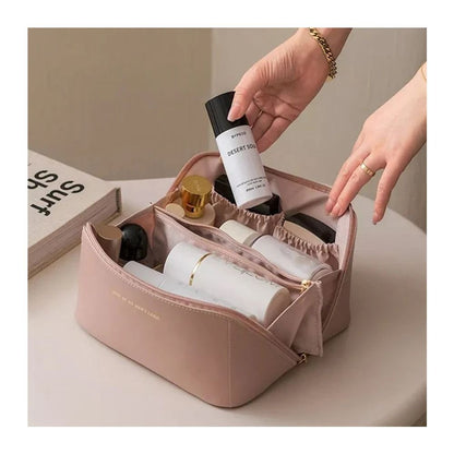 Waterproof Makeup Storage Bag – Travel Cosmetic & Toiletries Organizer