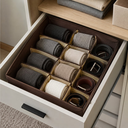 12-Grid Drawer Organizer for Accessories