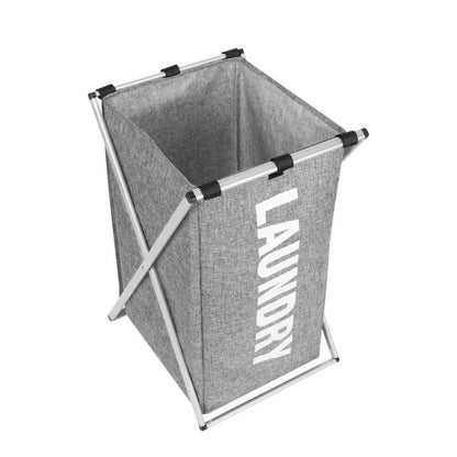 Foldable Laundry Basket with Stand – Portable Clothes Storage Organizer