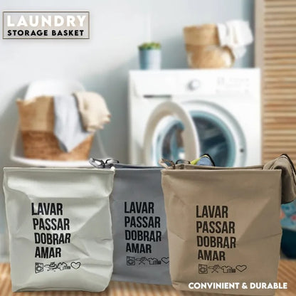 Portable Foldable Storage Basket – Simple Multi-Purpose Organizer