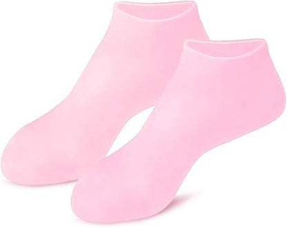 Silicone Elastic Moisturizing Foot Socks – Spa Gel Socks