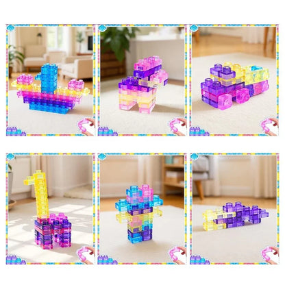 40 PCS Jelly Building Blocks Set for Kids | Creative STEM Educational Toy | Toyso.pk
