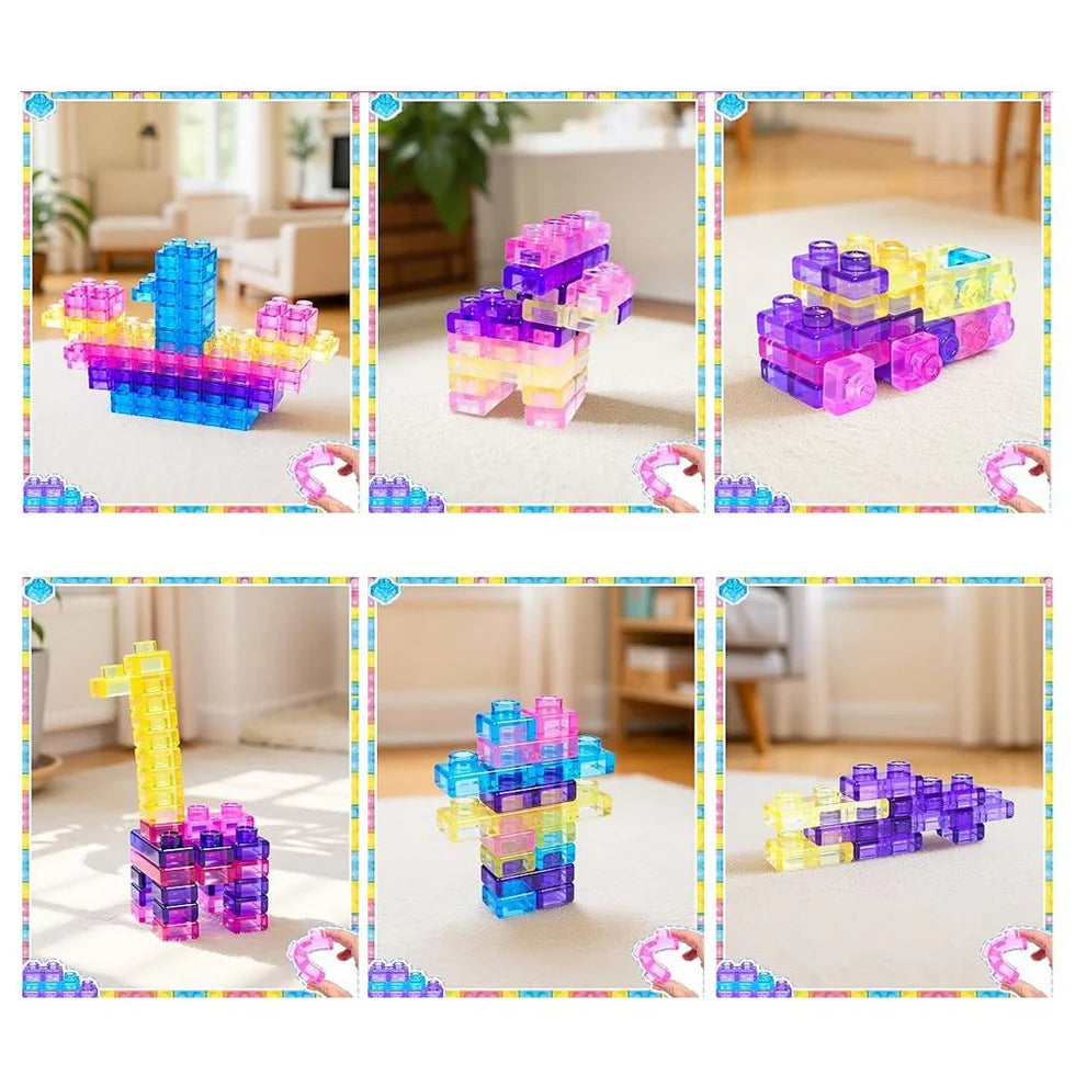 40 PCS Jelly Building Blocks Set for Kids | Creative Educational STEM Toy