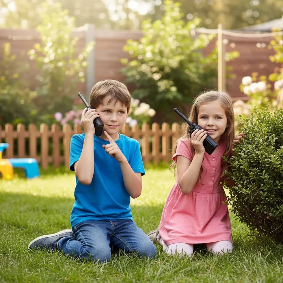 Walkie Talkie Set for Kids & Adults – Long Range 2-Way Radios (2 PCS)