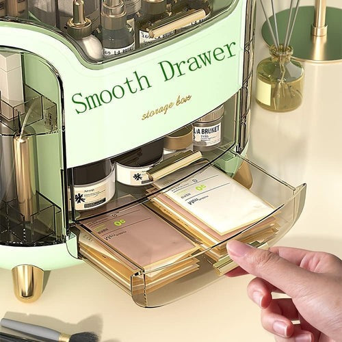 Elegant makeup storage organizer box - Saadiq.pk