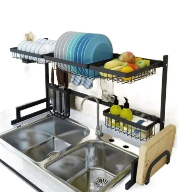 Dish Drainer Holder Stainless Steel Kitchen Rack