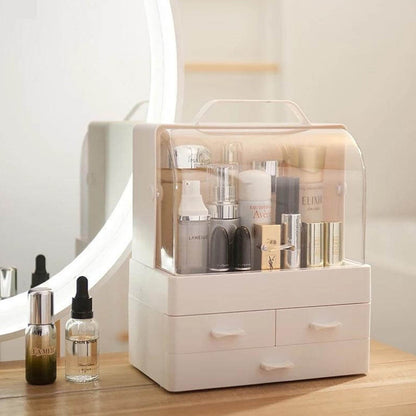 Cosmetic Organizer – Makeup Storage Box with Compartments