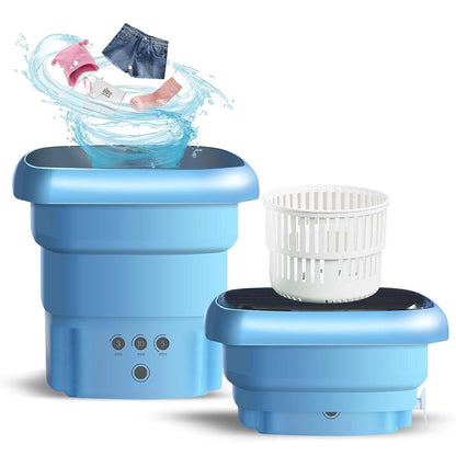 Mini Foldable Washing Machine – Portable Laundry Washer