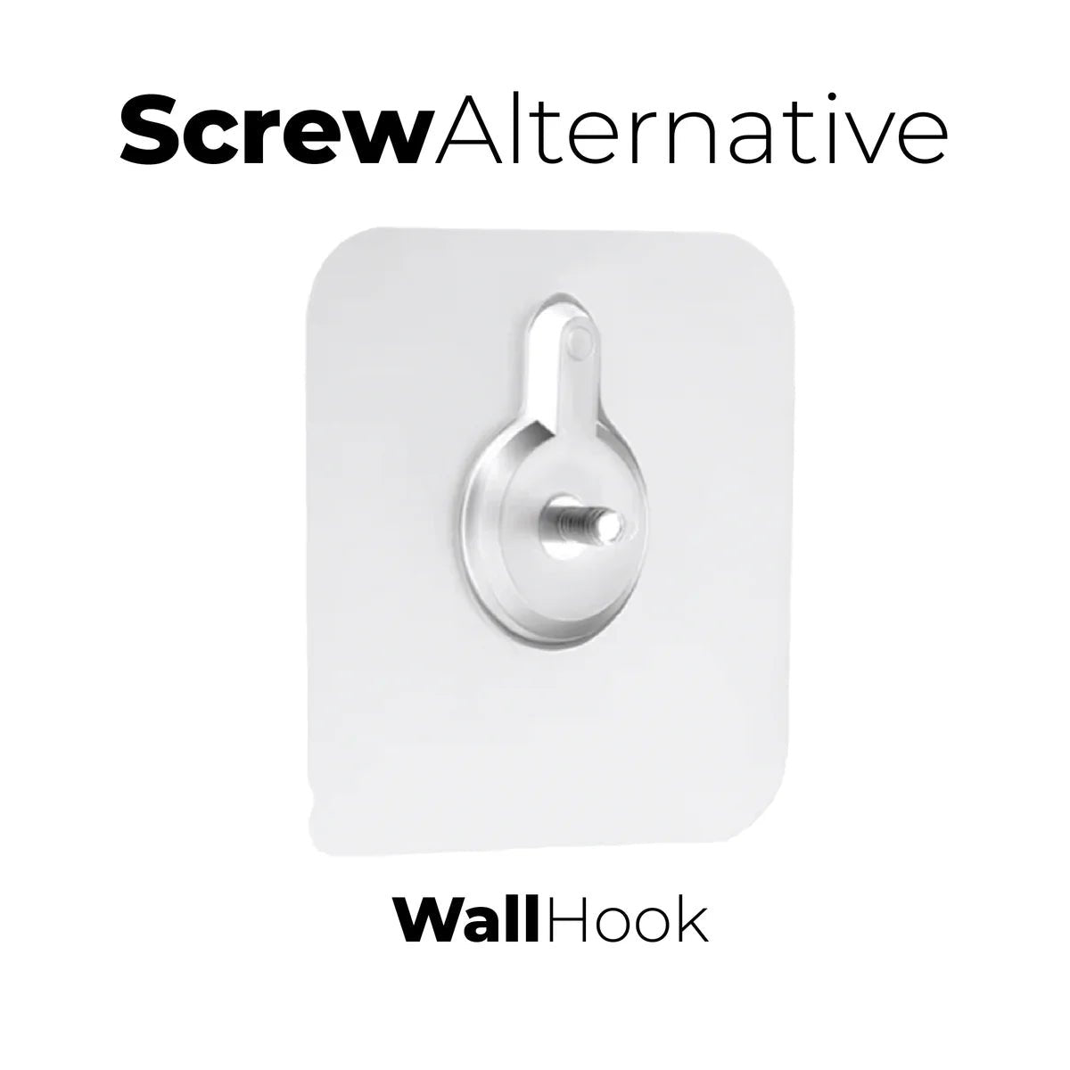 Drill - Free Wall Hanging Kit – 10 Strong Adhesive Hooks with Screw Design - Saadiq.pk