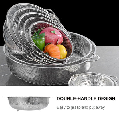 Rice Bowl Strainer – Stainless Steel Multi-Purpose Drain Basket