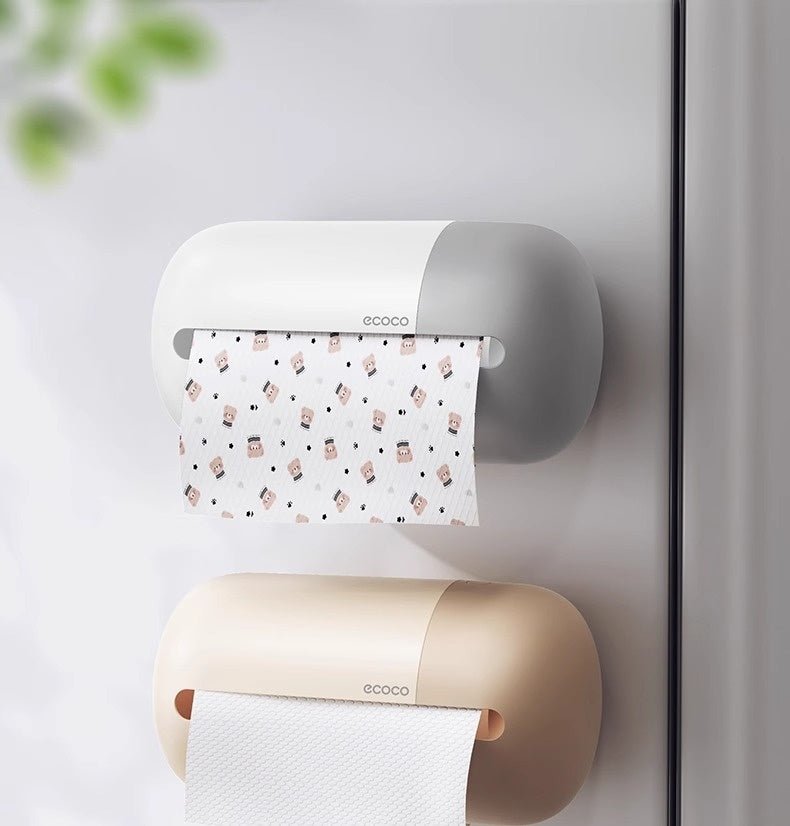Ecoco Wall Mounted Tissue Box – Modern Kitchen Paper Holder - Saadiq.pk