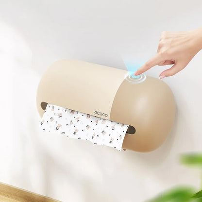 Ecoco Wall Mounted Tissue Box – Modern Kitchen Paper Holder - Saadiq.pk