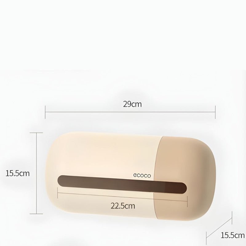 Ecoco Wall Mounted Tissue Box – Modern Kitchen Paper Holder - Saadiq.pk