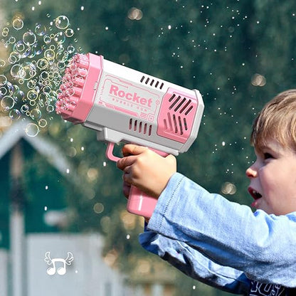 Electric Bazooka Bubble Gun Toy | Automatic Bubble Blaster for Kids - Saadiq.pk